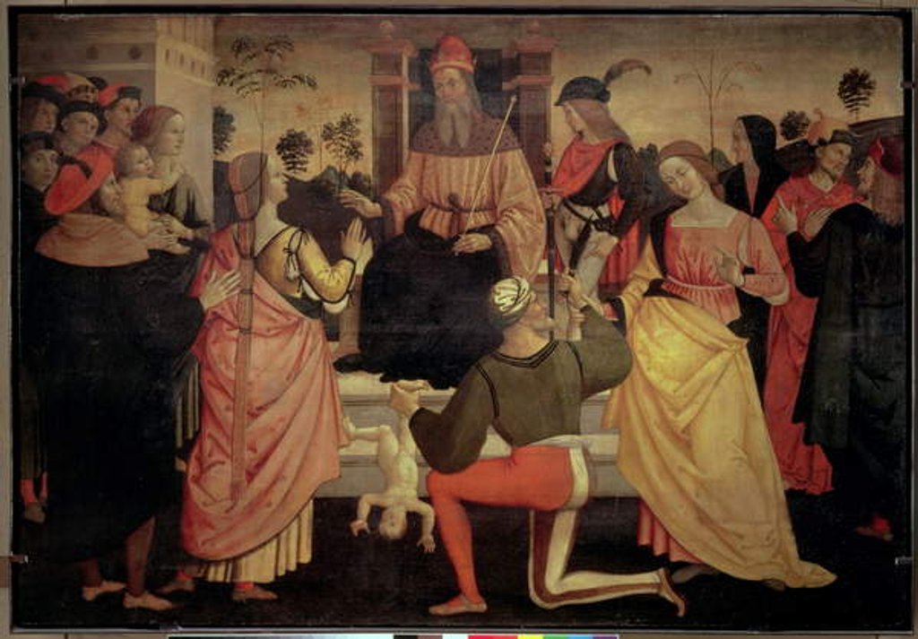 Detail of The Judgement of Solomon by Giacomo Pacchiarotti