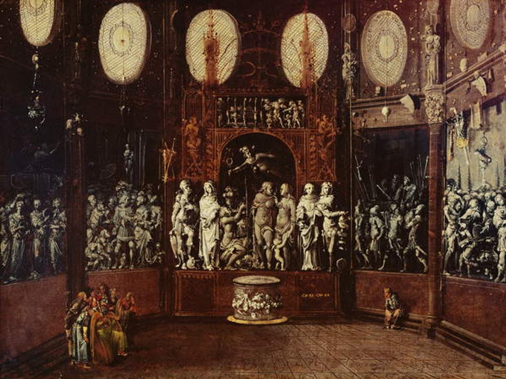 Detail of Jeroboam in the Temple of the Pagan Gods by Desiderio Monsu