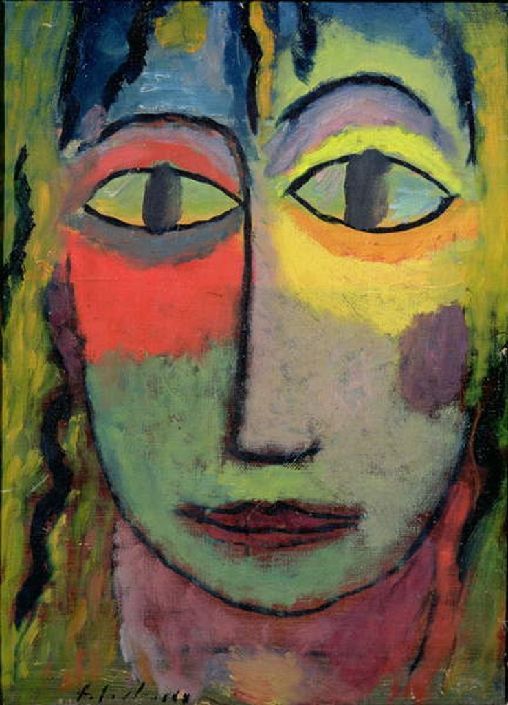 Detail of Head of a Woman 'Medusa', 1923 by Alexej von Jawlensky