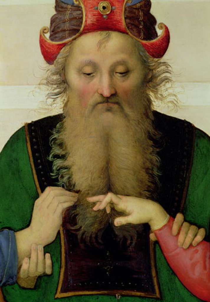Detail of The Marriage of the Virgin, detail of the high priest, 1500-04 by Pietro Perugino