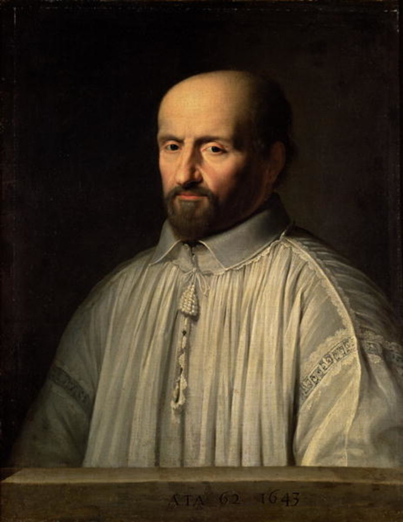 Detail of Portrait of the Abbot of Saint Cyran, c.1643 by Philippe de Champaigne