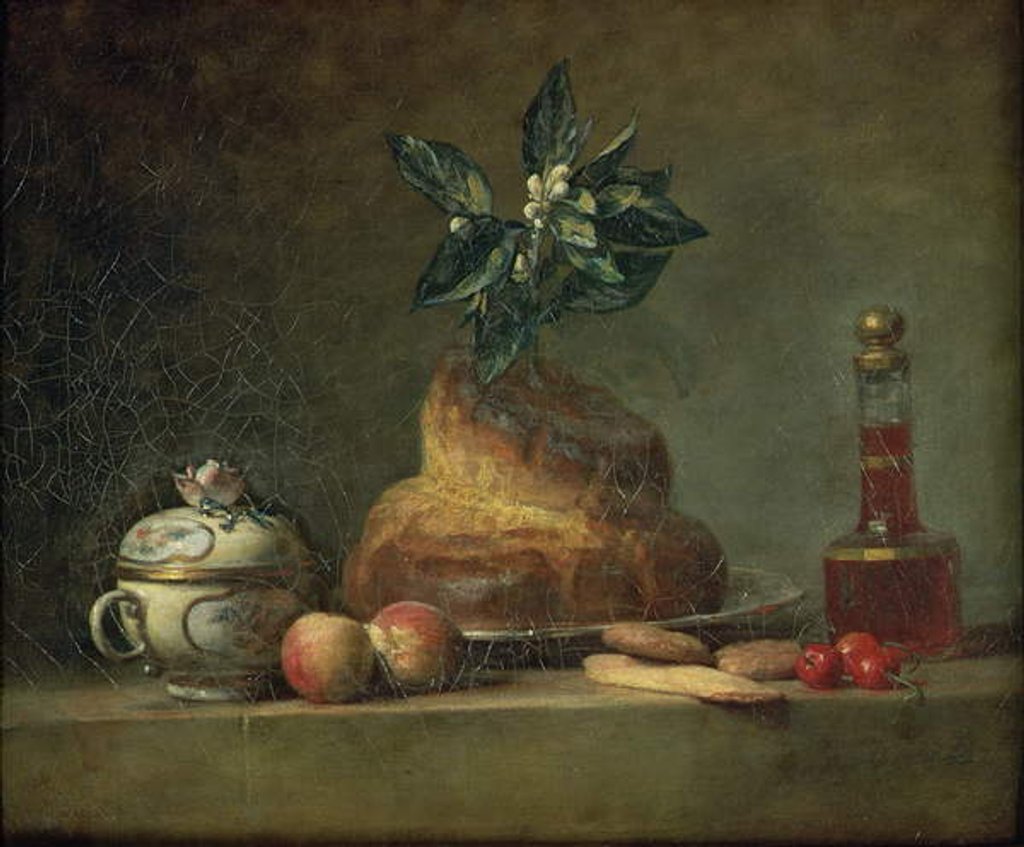 Detail of The Brioche or The Dessert, 1763 by Jean-Baptiste Simeon Chardin