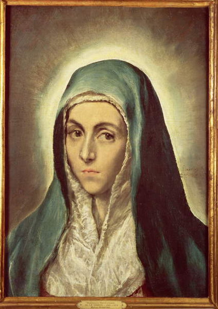Detail of The Virgin Mourning by El Greco