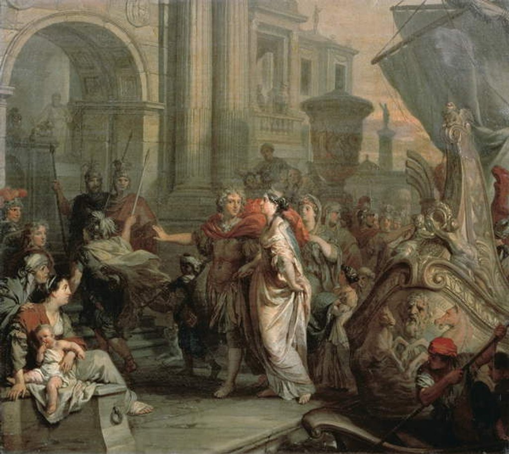 Detail of The Disembarkation of Cleopatra at Tarsus by Gerard de Lairesse