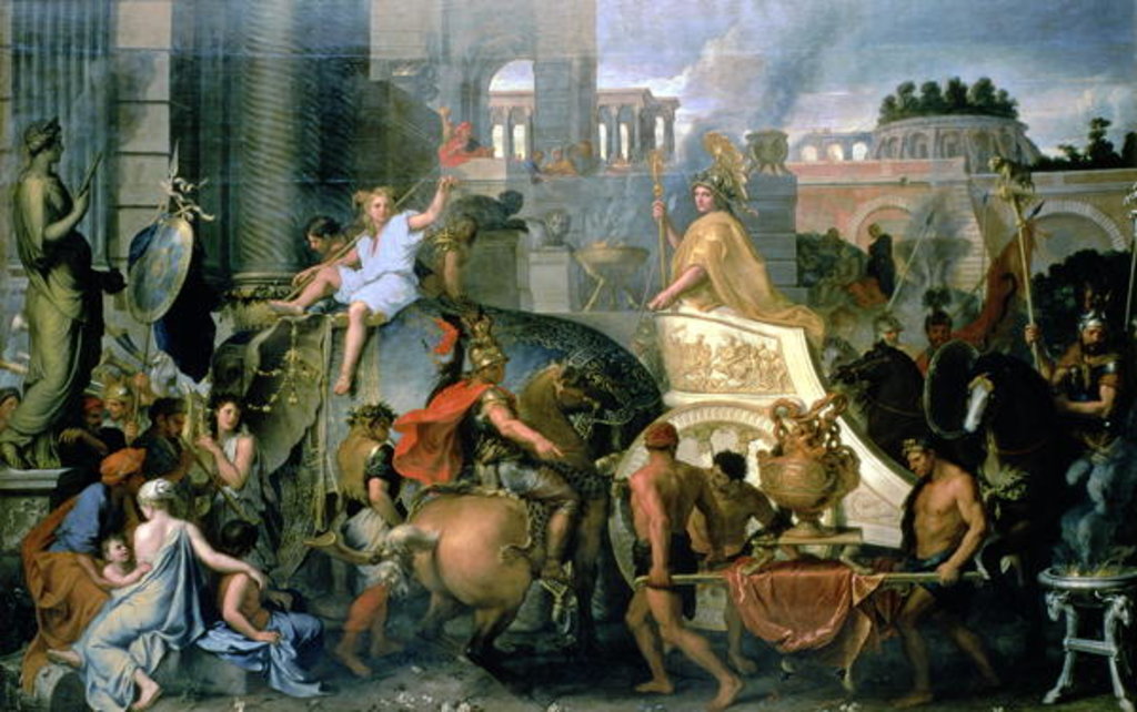 Detail of The Triumph of Alexander, or the Entrance of Alexander into Babylon, c.1673 by Charles Le Brun