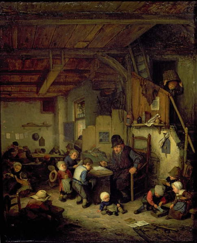 Detail of The School Master, c.1662 by Adriaen Jansz. van Ostade