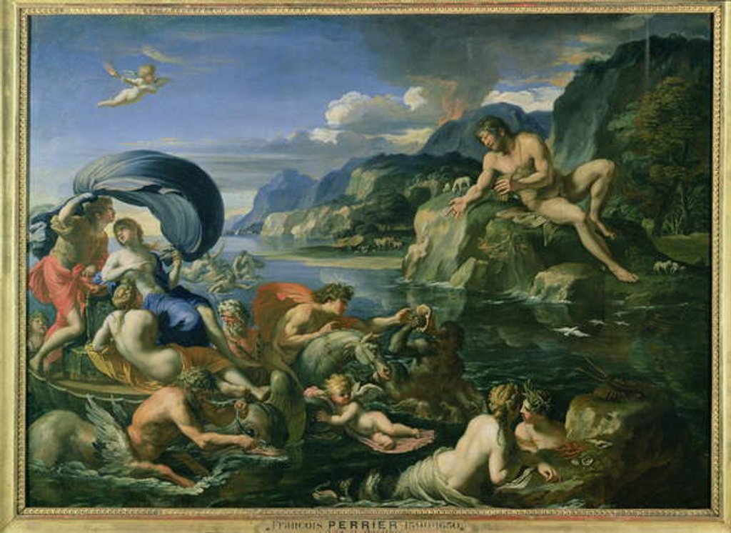 Detail of Acis and Galetea Hiding from the Giant Polyphemus by Francois Perrier