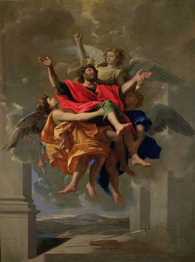 Detail of The Vision of St. Paul, 1649-50 by Nicolas Poussin