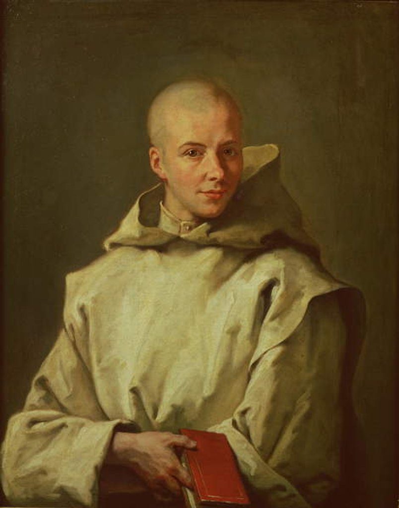 Detail of Portrait of Dom Baudouin du Basset of Gaillon, 1716 by Jean II Restout