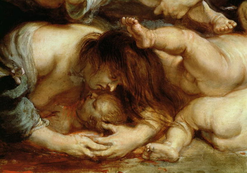 Detail of Massacre of the Innocents by Peter Paul Rubens