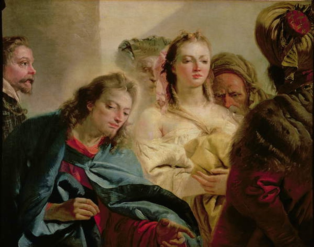 Detail of Christ and the Adulteress, 1751 by Giandomenico Tiepolo