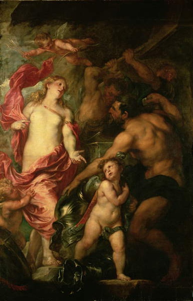 Detail of Venus asking Vulcan for the Armour of Aeneas by Anthony van Dyck