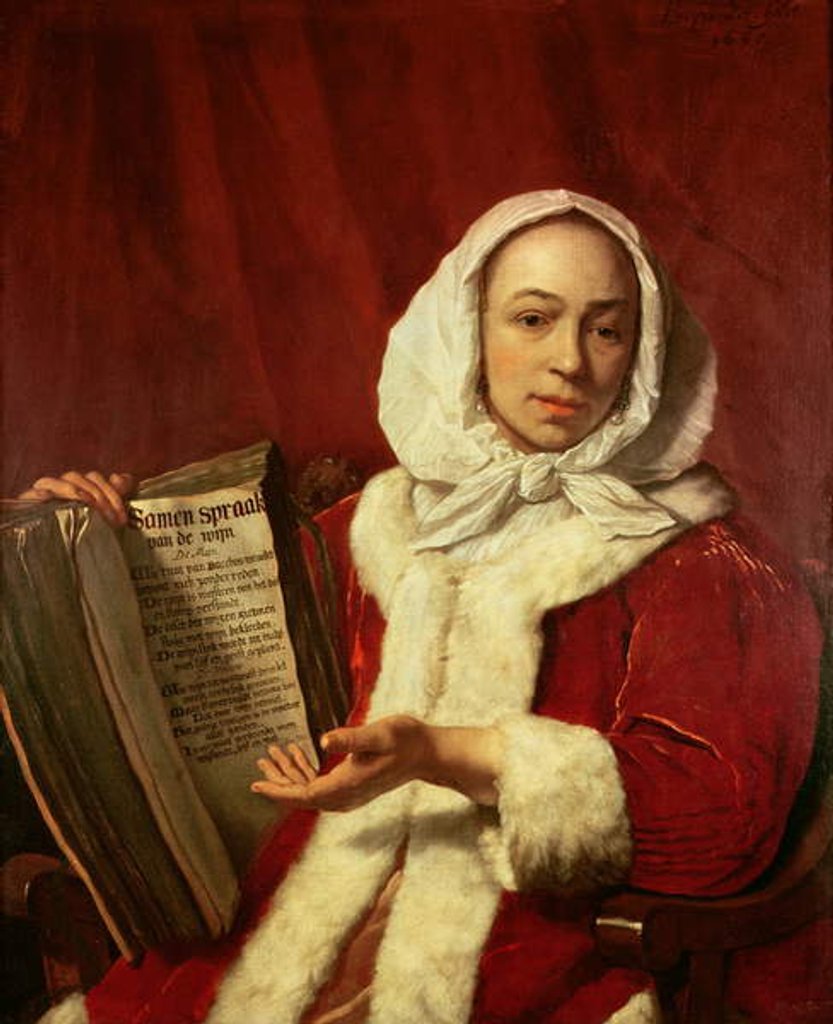 Detail of A Young Woman Celebrating Wine, 1665 by Bartolomeus van der Helst