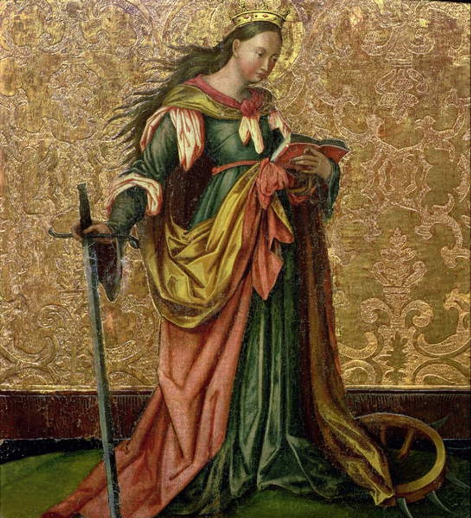 Detail of St. Catherine of Alexandria by Konrad Witz