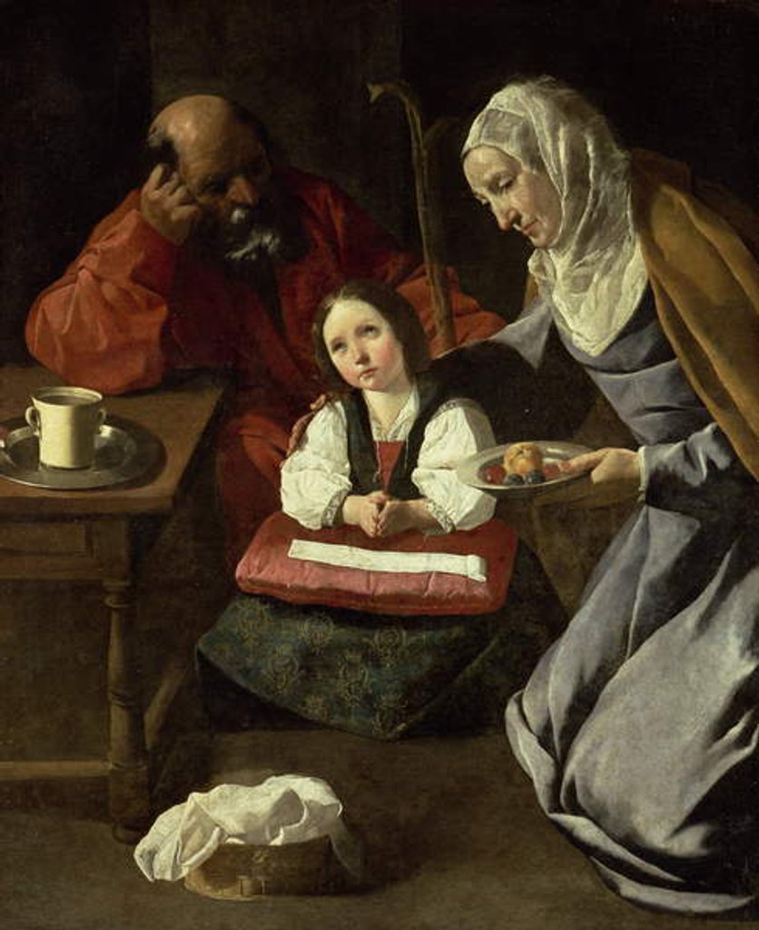 Detail of The Childhood Of The Virgin, 1630-35 by Francisco de Zurbaran