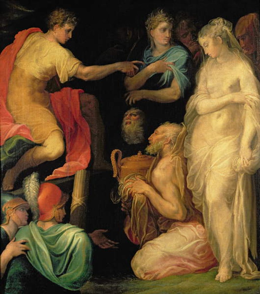 Detail of The Continence of Major Scipio by Nicolo dell' Abate