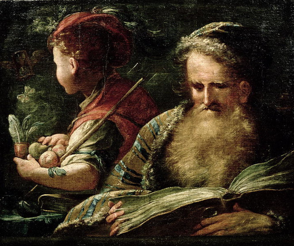 Detail of Youth and Age by Abraham Bloemaert