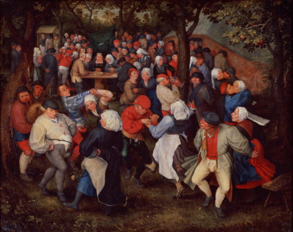 Detail of Village Dance by Jan the Younger Brueghel