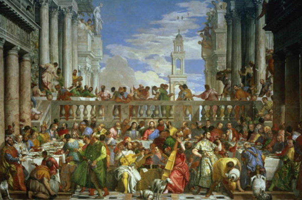 Detail of The Marriage Feast at Cana, c.1562 by Veronese