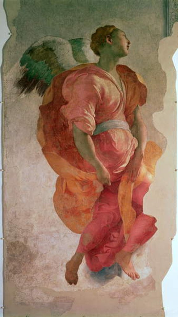 Detail of The Annunciation by Jacopo Pontormo