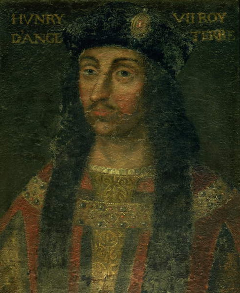 Detail of Portrait of Henry VII by Jean Monier or Mosnier