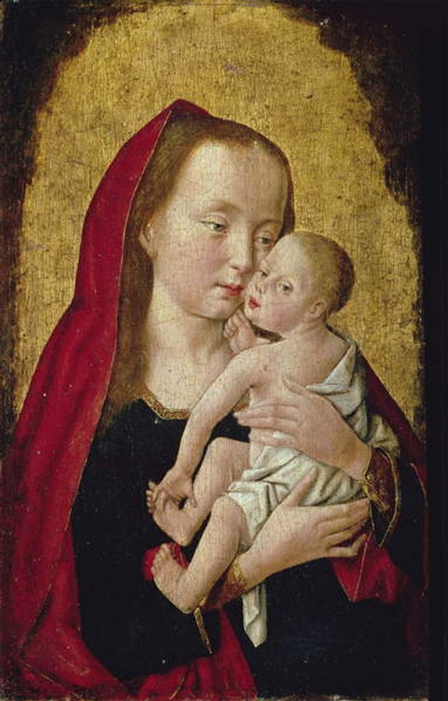 Detail of Madonna and Child by Master of St. Giles