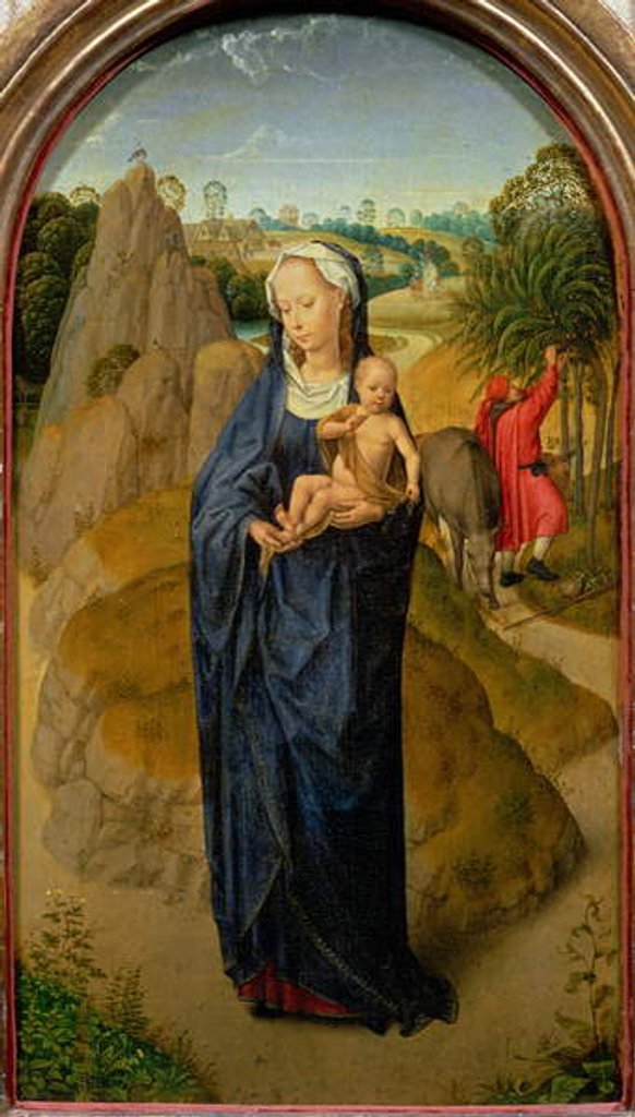 Detail of The Rest on the Flight into Egypt by Hans (attr.to) Memling