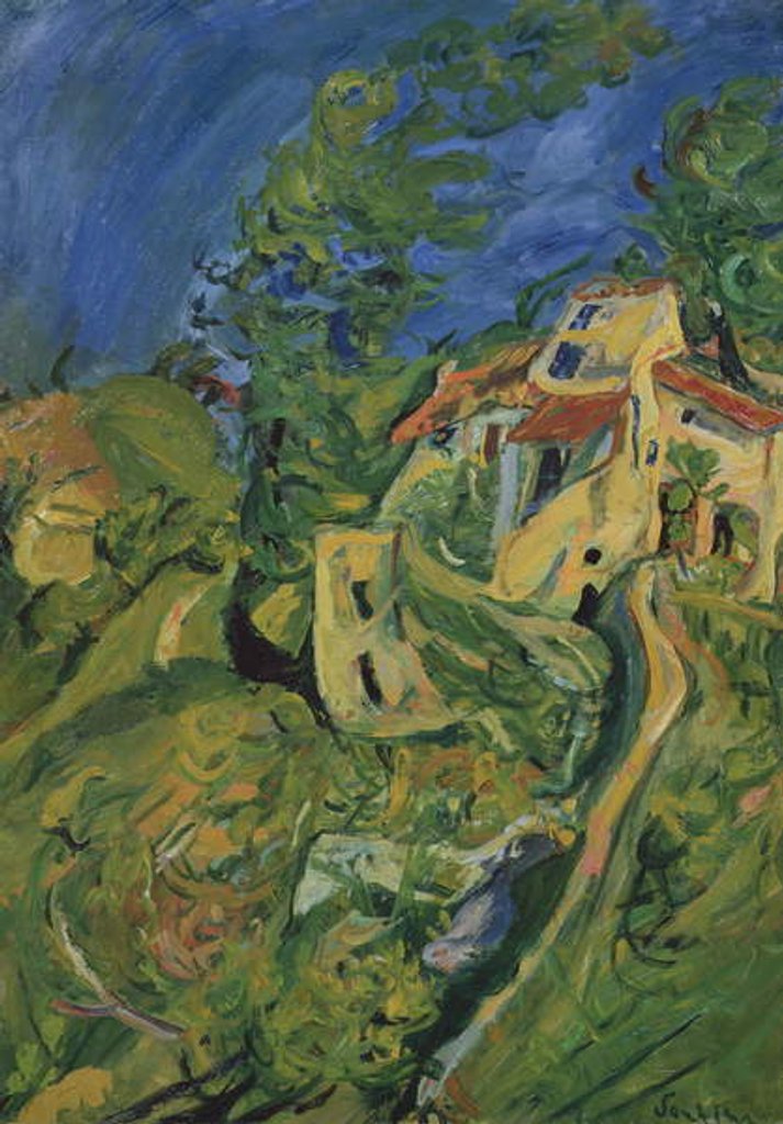Detail of Landscape by Chaim Soutine