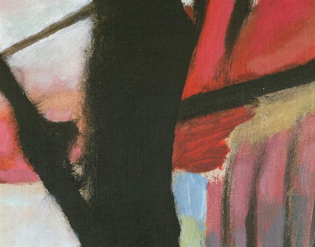 Detail of Landscape with black arch, detail by Wassily Kandinsky