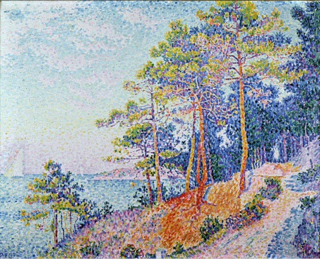 Detail of St. Tropez, the Custom's Path, 1905 by Paul Signac
