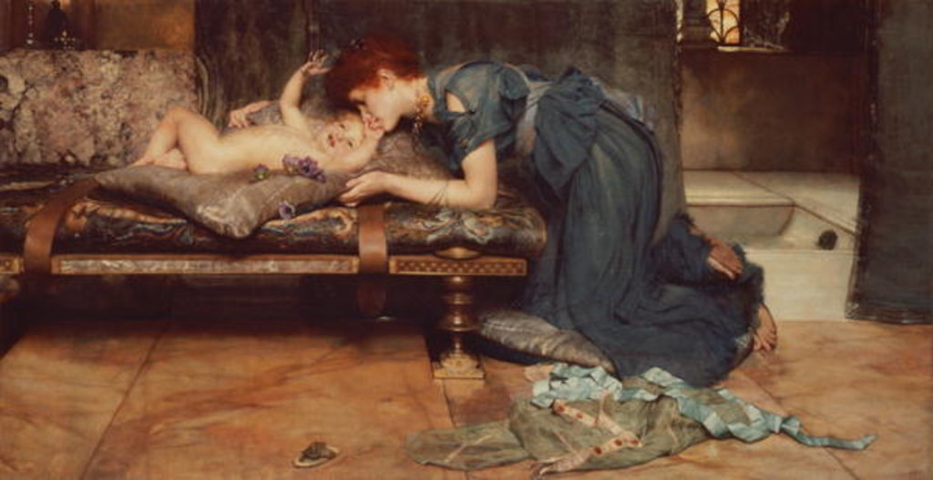 Detail of An Earthly Paradise, 1891 by Lawrence Alma-Tadema