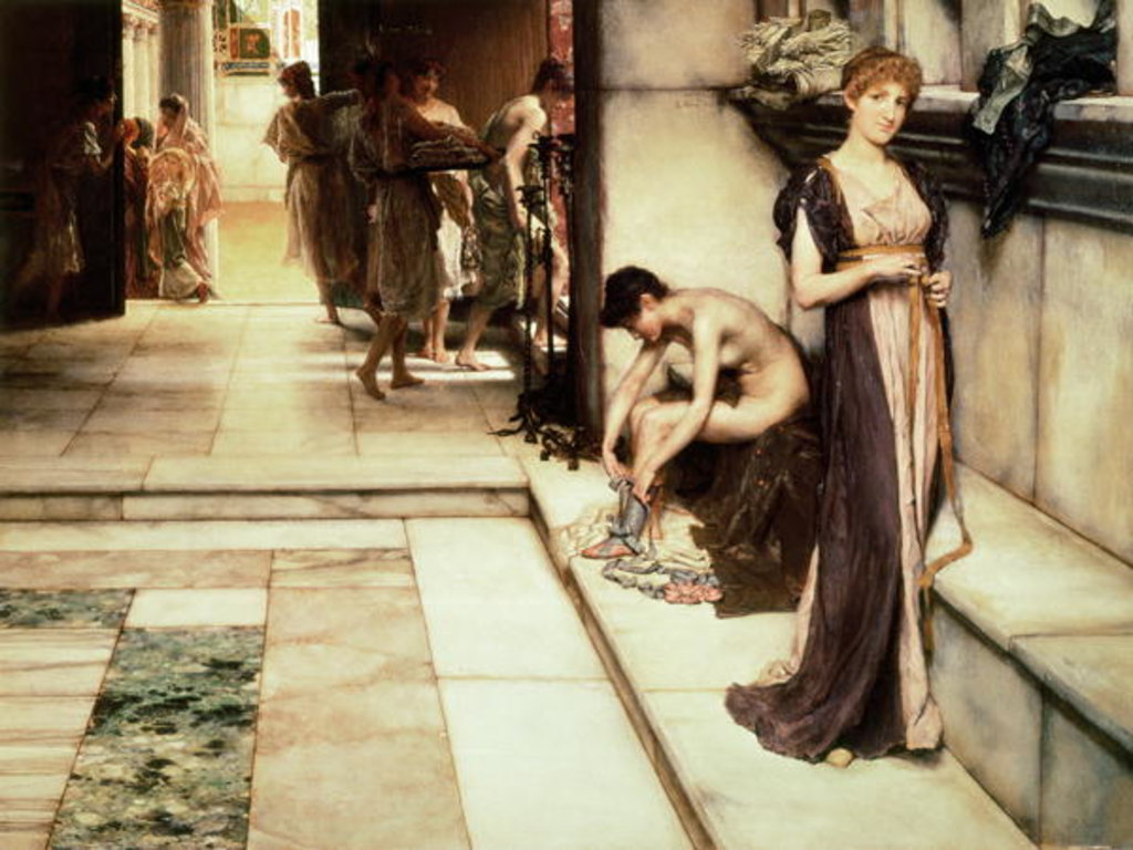 Detail of An Apodyterium, 1886 by Lawrence Alma-Tadema