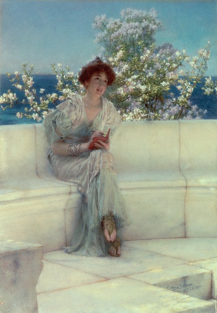 Detail of The Year's at the Spring, All's Right with the World, 1902 by Lawrence Alma-Tadema