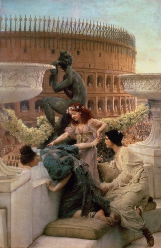 Detail of The Coliseum, 1896 by Lawrence Alma-Tadema