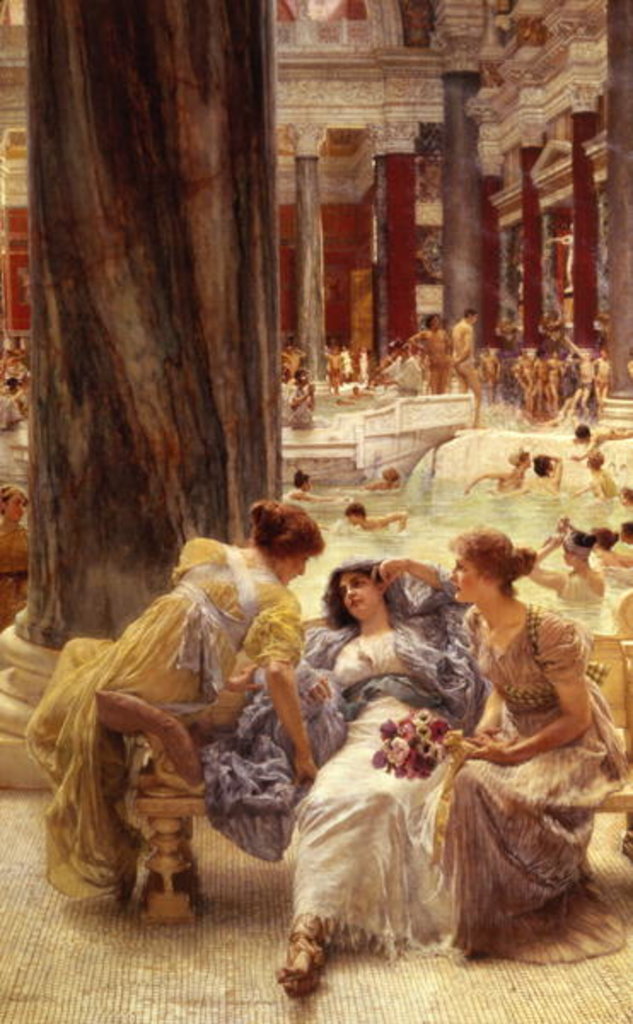 Detail of The Baths of Caracalla, 1899 by Lawrence Alma-Tadema