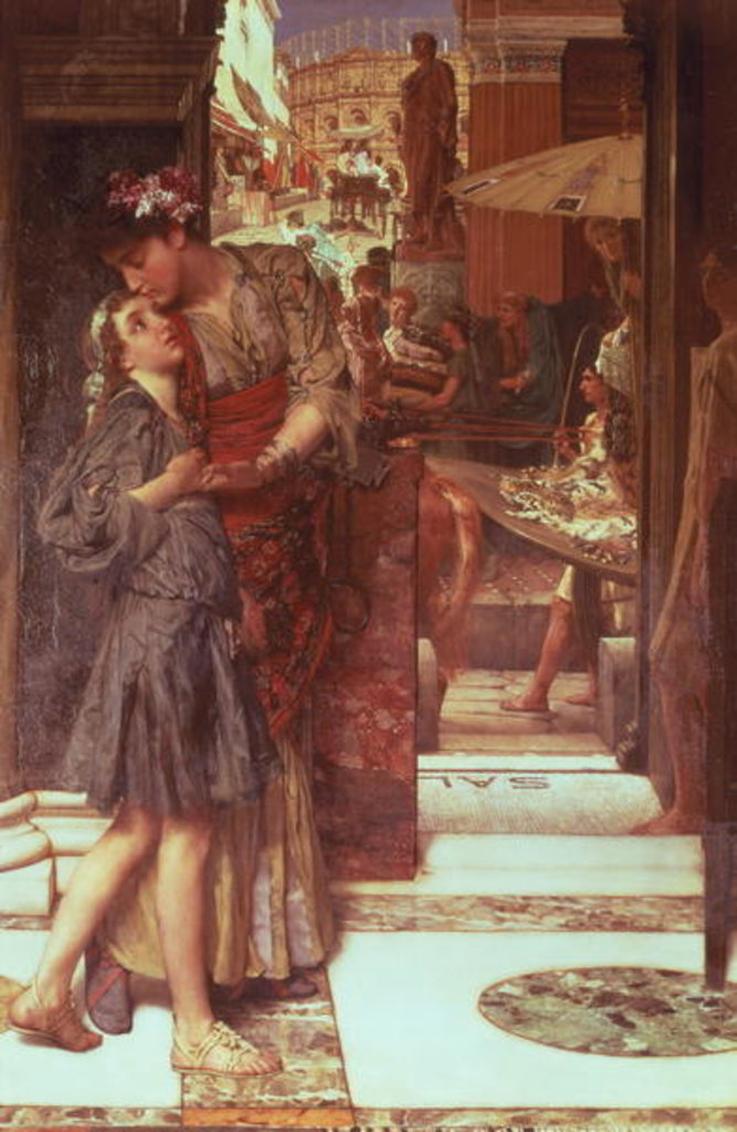 Detail of The Departure, 1880 by Lawrence Alma-Tadema