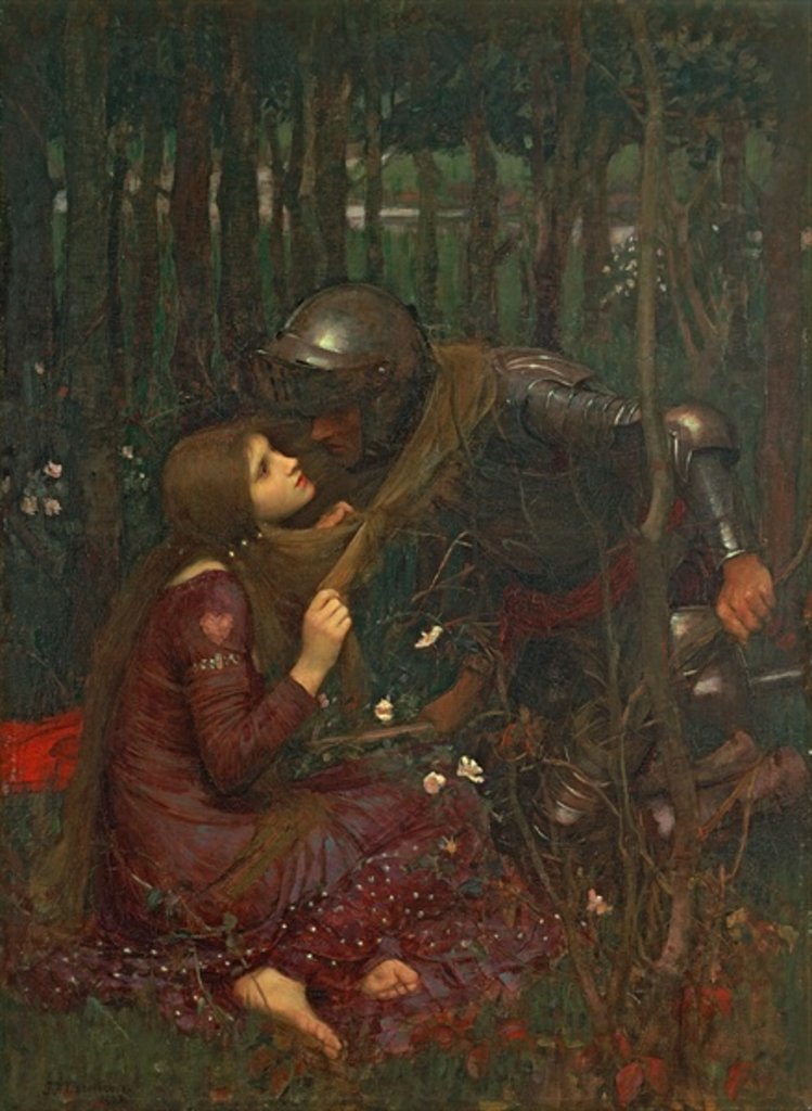 Detail of La Belle Dame Sans Merci, 1893 by John William Waterhouse