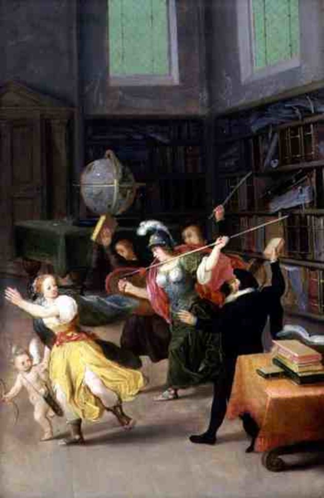 Detail of Allegory of Love and Ignorance, Wisdom and Learning by Adriaen van Stalbemt