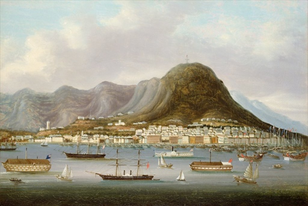 Detail of A View of Hong Kong by School Anglo-Chinese