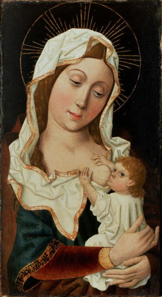 Detail of Virgin and Child by Spanish School