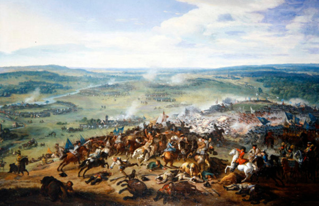 Detail of The Battle at Blenheim, near Hochstadt, 1704 by Jan van Huchtenburgh