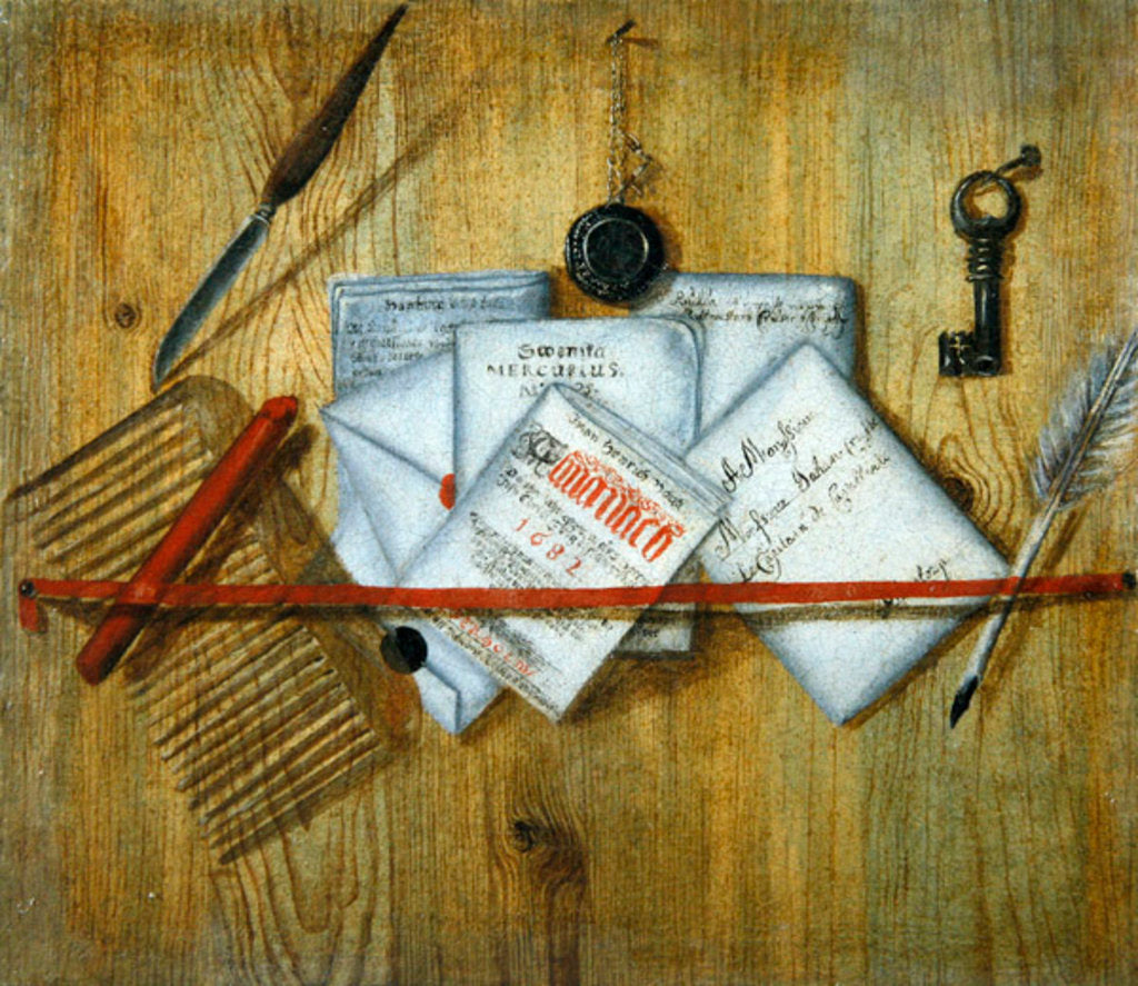 Detail of A trompe l'oeil by Jan Klopper