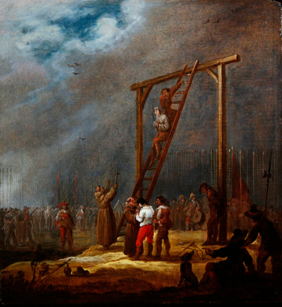 Detail of An Execution at a Gallows by Pieter Meulener