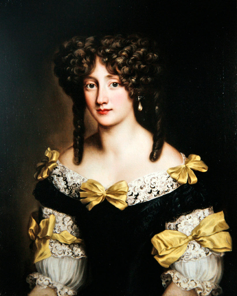 Detail of Portrait of Hortense Mancini by Jacob Ferdinand Voet