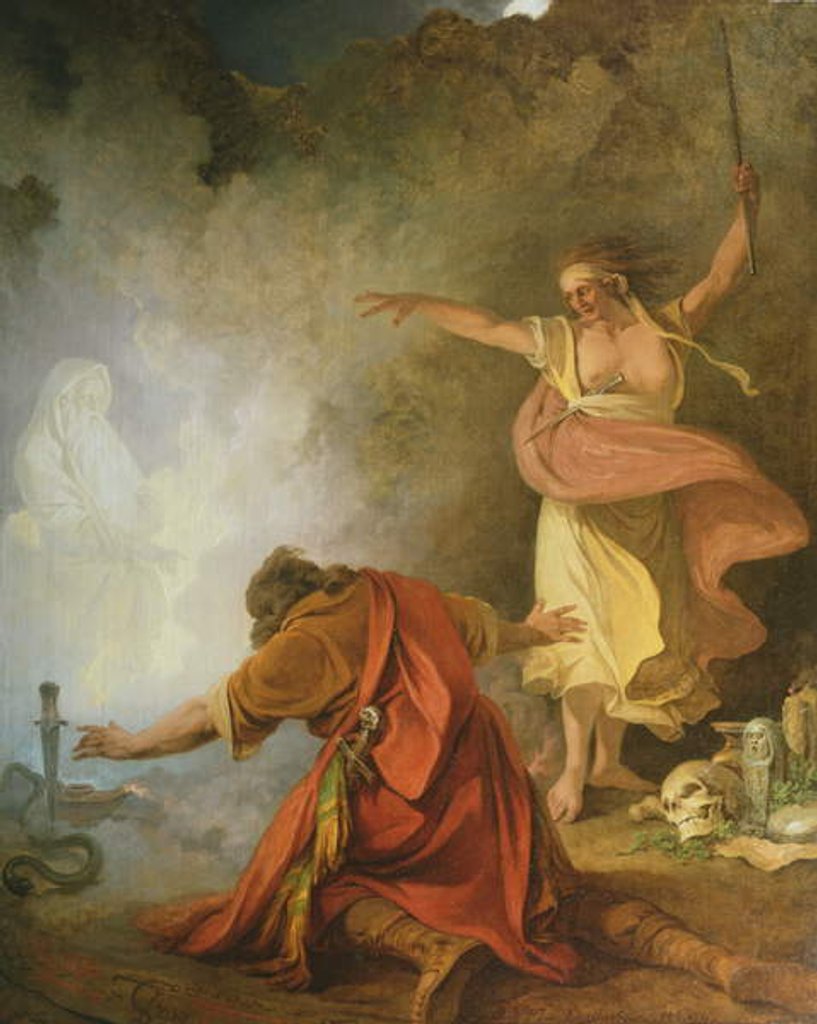 Detail of Saul and the Witch of Endor, 1791 by Philip James de Loutherbourg