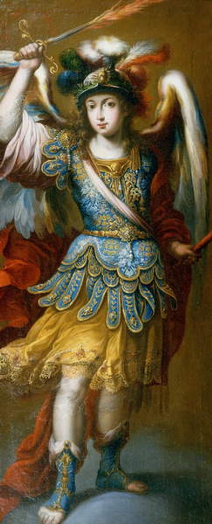 Detail of St Michael by Andrés Pérez de Murillo
