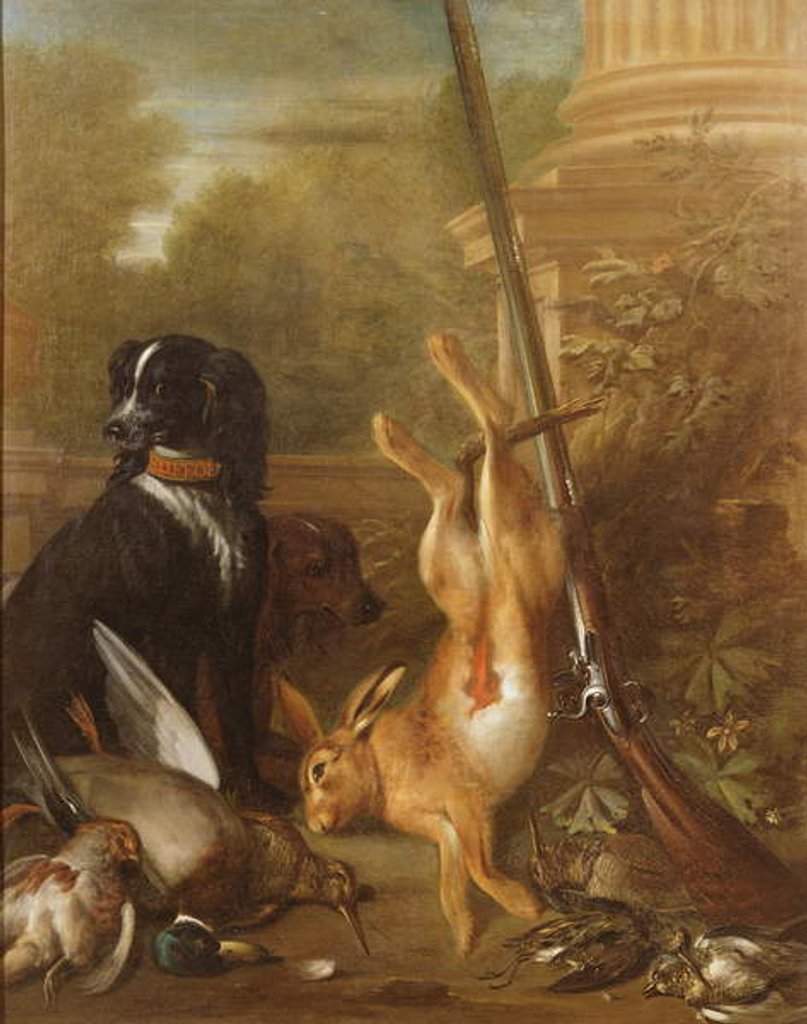 Detail of A Still Life of Game by John Wootton