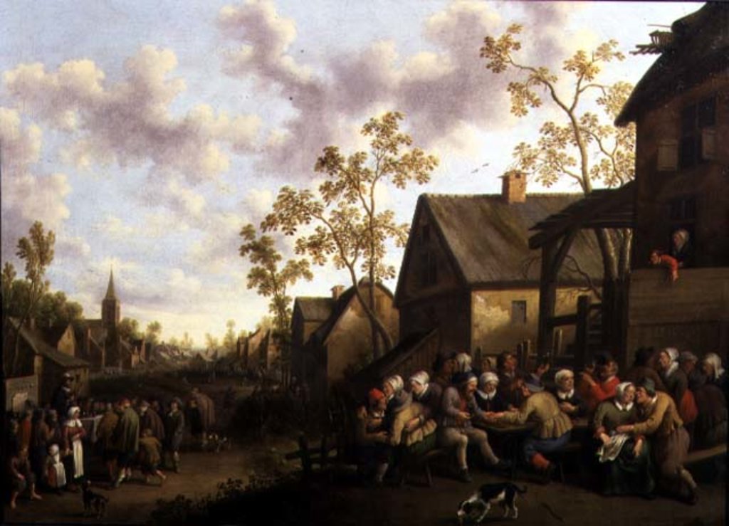 Detail of Village Festival by Joost Cornelisz Droochsloot