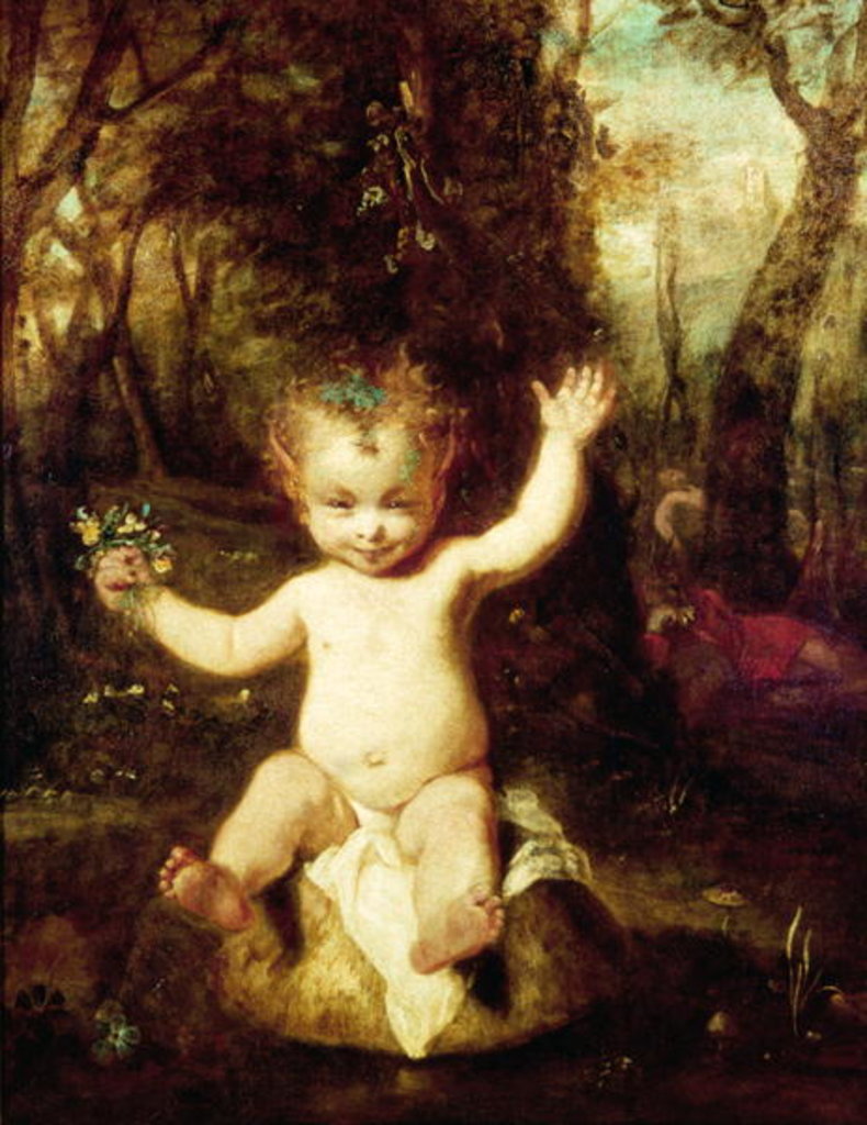 Detail of Puck, 1789 by Joshua Reynolds