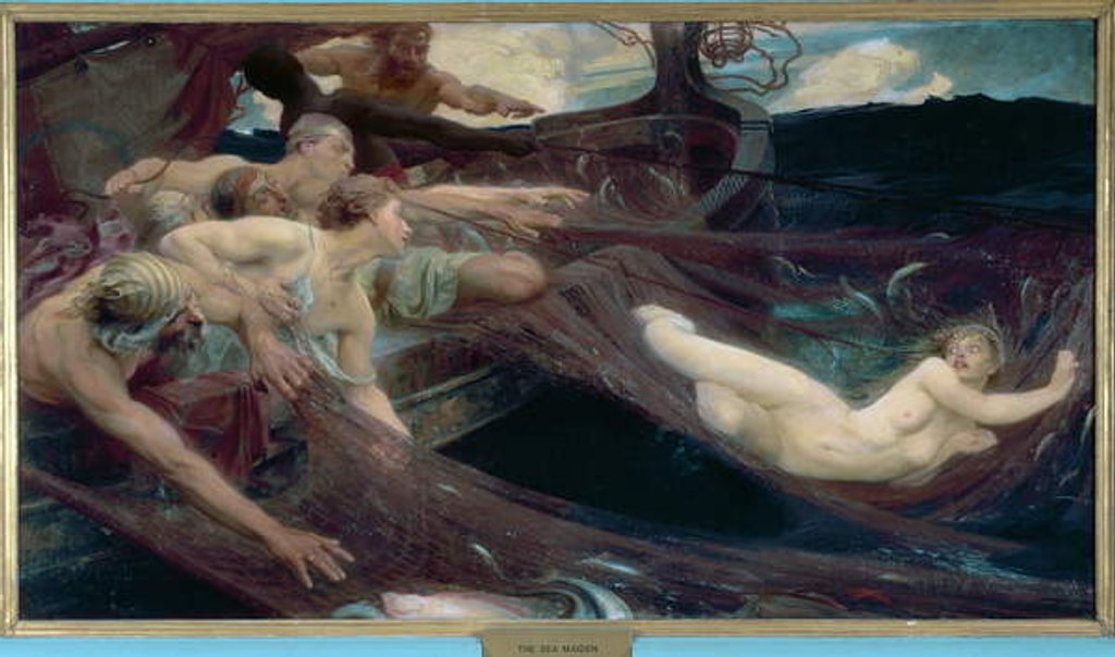 Detail of The Sea Maiden, 1894 by Herbert James Draper